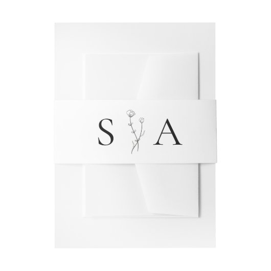 Garden Bee Wedding Uitnodigingen Wikkel (Voorkant Voorbeeld)