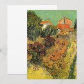 Garden Behind a House van Vincent van Gogh (Voorkant / Achterkant)
