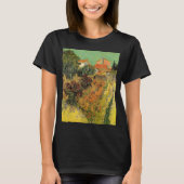 Garden Behind a House van Vincent van Gogh T-shirt (Voorkant)