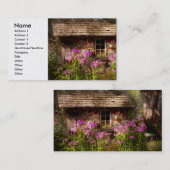 Garden - Belvidere, NJ - Mijn kleine huisje Visitekaartje (Voorkant / Achterkant)