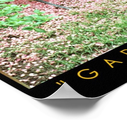 Garden Bench Poster (Hoek)