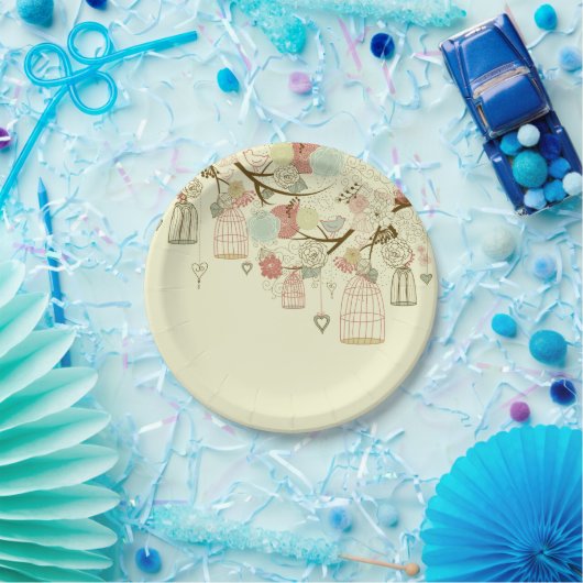 Garden Bird Cage Paper Bord (Feest)