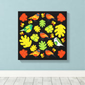 Garden Bird Home Decor Print (Insitu (Houten vloer))