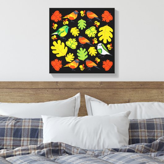 Garden Bird Home Decor Print (Insitu (Slaapkamer))