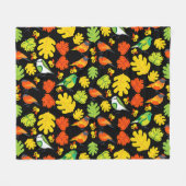 Garden Bird Home Decor Print Fleece Deken (Voorkant (Horizontaal))