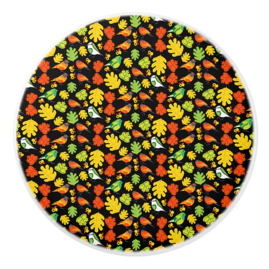 Garden Bird Home Decor Print Keramische Knop (Voorkant)