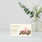 Garden Bird Silhouettes Contactkaartje (Staand voorkant)