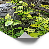 Garden Birdhouse Foto Art Poster (Hoek)