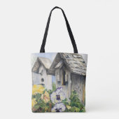Garden Birdhouse Tote Bag (Achterkant)