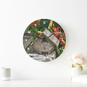 Garden Birdhouse Wall Clock Grote Klok (Huis)