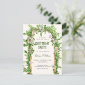 Garden birthday kaart (Staand voorkant)