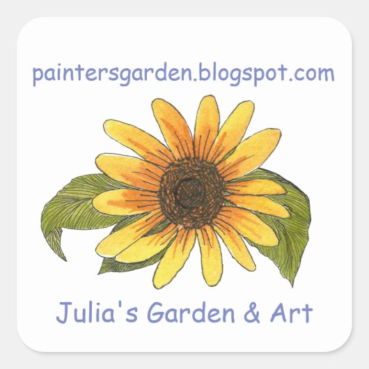 Garden Blog Sticker (Voorkant)