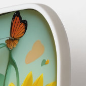 Garden Bloom Pickleball – Schattigee zonnebloem &  Paddle (Links Detail)