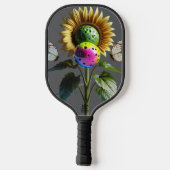 Garden Bloom Pickleball – Schattigee zonnebloem &  Pickleball Paddle (Achterkant)
