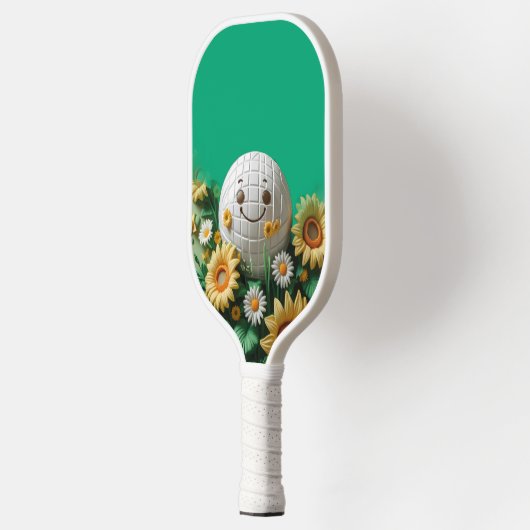 Garden Bloom Pickleball – Schattigee zonnebloem &  Pickleball Paddle (Links)