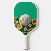 Garden Bloom Pickleball – Schattigee zonnebloem &  Pickleball Paddle (Voorkant)