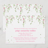 Garden Blooms Bridal Shower Kaart (Voorkant / Achterkant)