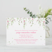 Garden Blooms Bridal Shower Kaart (Staand voorkant)