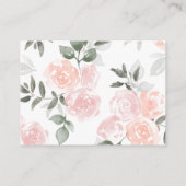 Garden Blooms RSVP door website insert Informatiekaartje (Achterkant)