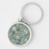 Garden Blue Bloom Bags' Sleutelhanger (Voorkant)