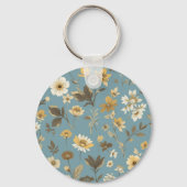 Garden Blue Bloom Bags' Sleutelhanger (Voorkant)