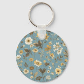 Garden Blue Bloom Bags' Sleutelhanger (Achterkant)