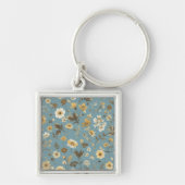 Garden Blue Bloom Bags' Sleutelhanger (Voorkant)
