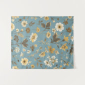 Garden Blue Bloom Wandkleed (Voorkant (horizontaal))