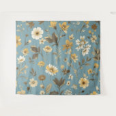 Garden Blue Bloom Wandkleed (Voorkant (horizontaal))