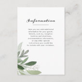 Garden Blush Informatie Kaart (Voorkant)