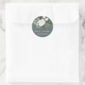 Garden Blush Round Sticker (Tas)