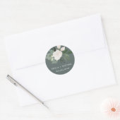 Garden Blush Round Sticker (Envelop)