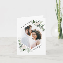 Garden Blush Thank You Note Card Bedankkaart