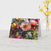 Garden Bouquet Kaart (Gele Bloem)