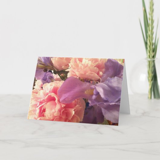 Garden Bouquet Wenskaart Kaart (Voorkant)