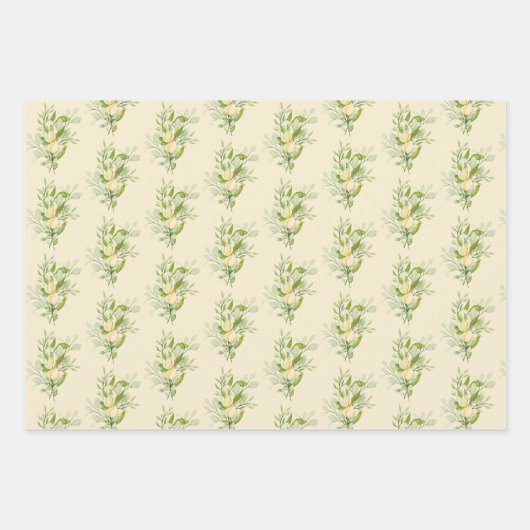 Garden Bouquets en Topiary Inpakpapier Vel (Voorkant 2)