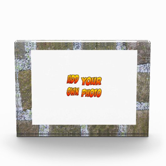 Garden Bricks Afbeelding Cust. Fotoblok (Voorkant)