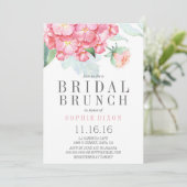 Garden Bridal Brunch Party Uitnodiging (Staand voorkant)