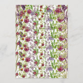 Garden Bridal Shower Invitation Card Kaart (Achterkant)
