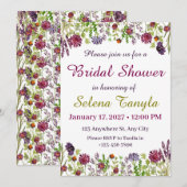 Garden Bridal Shower Invitation Card Kaart (Voorkant / Achterkant)