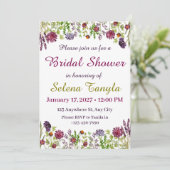Garden Bridal Shower Invitation Card Kaart (Staand voorkant)