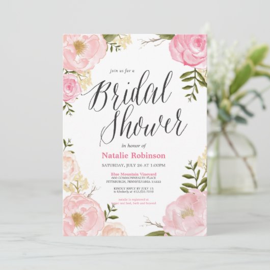 Garden Bridal Shower Kaart (Staand voorkant)