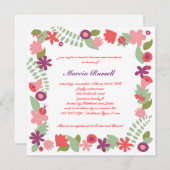 Garden Bridal Shower Kaart (Voorkant / Achterkant)