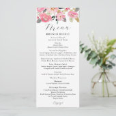 Garden Bridal Tea Party Menu (Staand voorkant)
