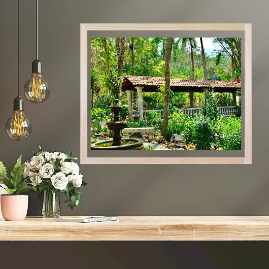 Garden Bridge Puerto Vallarta Poster