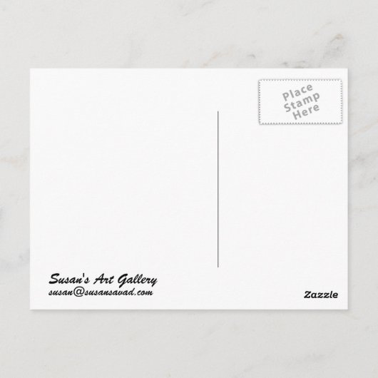 Garden Briefkaart (Achterkant)