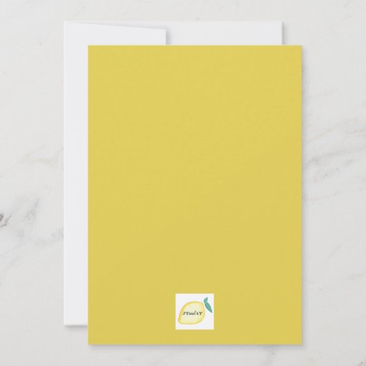 Garden Brunch Uitnodiging (Achterkant)