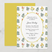 Garden Brunch Uitnodiging (Voorkant / Achterkant)