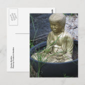 Garden Buddha Briefkaart (Voorkant / Achterkant)
