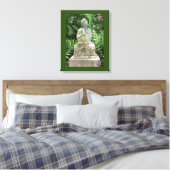 Garden Buddha Canvas Afdruk (Insitu (Slaapkamer))